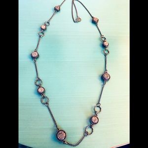 Marcasite/silver necklace